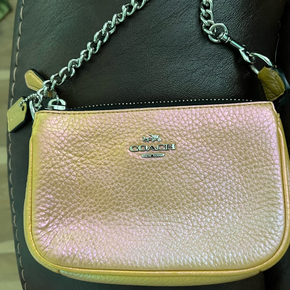 Coach Holographic wristlet